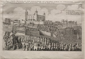 إعدام إيرل سترافورد ، 1641. بواسطة وينسلوس هولار