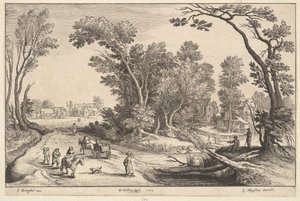 الذهاب الى السوق ، 1652. بواسطة وينسلوس هولار