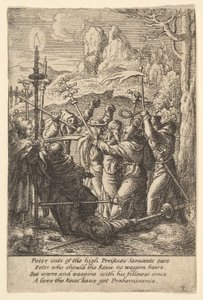 أخذ يسوع ، 1625-1677. بواسطة وينسلوس هولار