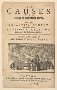 سانت بولز بيرنينج ، ليكس يانج ، 1671 أو بعد ذلك. بواسطة وينسلوس هولار