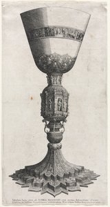 الكأس العظيم المزين بالأشكال ، 1640. بواسطة وينسلوس هولار