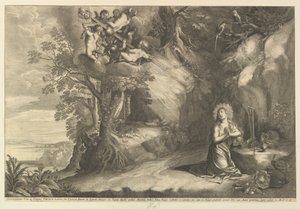 الركوع المجدلية ، 1625-1677. بواسطة وينسلوس هولار