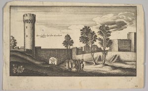 برج كونيبرت بالقرب من نسخة كولونيا ، 1625-1677. بواسطة وينسلوس هولار