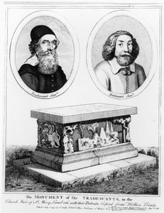 النصب التذكاري للتقاليد في ساحة كنيسة القديسة مريم لامبث ، الحانة. عام 1793 بواسطة وينسلوس هولار