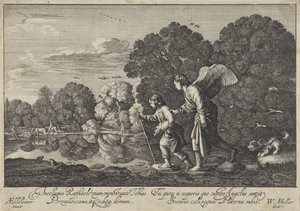 Tobias en de engel بواسطة آدم الشيمر