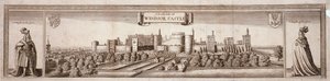 منظر للجانب الجنوبي من قلعة وندسور ، بيركشاير ، c1660 بواسطة وينسلوس هولار