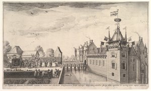 زيارة إلى A. Roelants ، 1650. بواسطة وينسلوس هولار