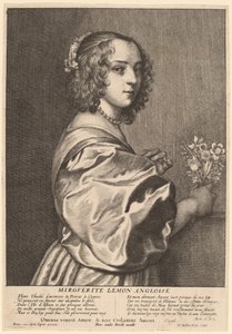 مارجريت ليمون بواسطة Wenceslaus Hollar after Sir Anthony van Dyck