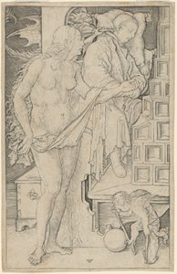 حلم الطبيب بواسطة Wenzel von Olmutz ، بعد Albrecht Dürer