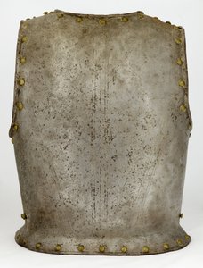 Backplate، c.1650-1700 (الصلب والنحاس) بواسطة مدرسة غرب أوروبا