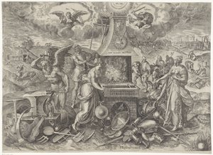 قوة السلام 1577 Die Cracht des Peys (العنوان على الكائن) حكايات عن فترة تجديد السلام في هولندا (عنوان السلسلة) بواسطة مارتن فان كليف (الأول) (منسوب إلى)