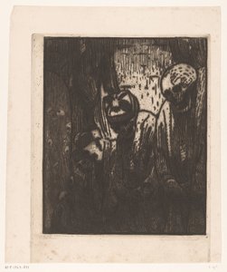 Catacombe ، باليرمو (العنوان الأصلي على الكائن) بواسطة Wijnand Otto Jan Nieuwenkamp (توقيع الفنان)