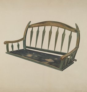 مقعد المرج شونر ، ج. 1937. بواسطة ويلبر إم رايس