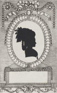صورة ظلية للكونتيسة لودروني ، 1784-1834. بواسطة فيلهلم أكرمان