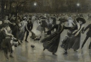 حفلة على الجليد ، 1909 بواسطة فيلهلم جوز