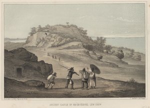 القلعة القديمة من نا جا غوس كو ، لو تشو ، 1855 بواسطة فيلهلم جوزيف هاينه