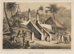 المعبد البوذي ، سيلان ، 1855 بواسطة فيلهلم جوزيف هاينه
