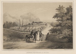 لونجوود ، من البوابة ، سانت هيلانة ، 1855 بواسطة فيلهلم جوزيف هاينه