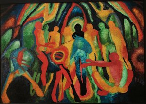 الدخول إلى القدس (لوحة على قماش)