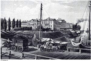 منظر لقلعة ميتاو ، ج. 1850 بواسطة فيلهلم سيغفريد ستافنهاغن
