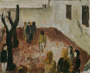 دراسة في "ساحة المدرسة" بواسطة فيلهلم ثوني