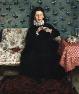 على الكنبة. 1872