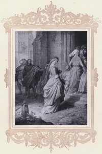 Gretchen, Kirchgang (litho) بواسطة فيلهلم فون (بعد) كولباخ