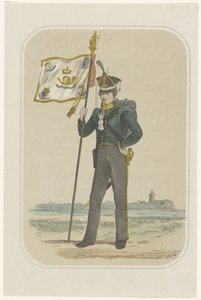صياد تطوعي من جامعة ليدن ، ١٨٣٠ بواسطة Adriaan van der Hoop Juniorsz.