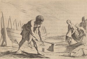 يوليسيس على جزيرة آلهة كاليبسو ، 1634.