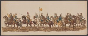 موكب دلفت عام 1862 ، المجموعة الأولى الرابع لوستروم للأكاديمية الملكية في دلفت - أو. 1862 - Costumed Optogt (عنوان السلسلة على الكائن)