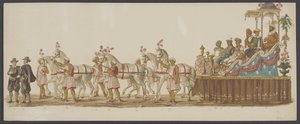 موكب دلفت عام 1862 ، المجموعة السادسة الرابع لوستروم للأكاديمية الملكية في دلفت - أو. 1862 - Costumed Optogt (عنوان السلسلة على الكائن)