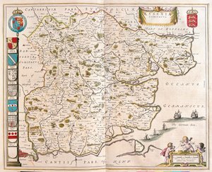 إسيكس، في "Theatrum Orbis Terrarum, sive Atlas Novus" لويليم بلاو، أمستردام بواسطة ويليم بلاو