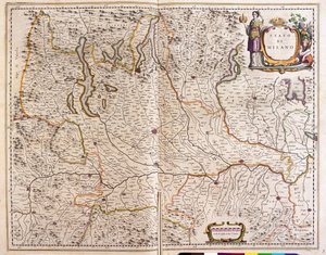لومبارديا، إيطاليا، في كتاب "Theatrum Orbis Terrarum, sive Atlas Novus" لويليم بلاو، أمستردام بواسطة ويليم بلاو