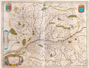 باي دي لا لوار - نورماندي، في "Theatrum Orbis Terrarum, sive Atlas Novus" لويليم بلاو، أمستردام بواسطة ويليم بلاو