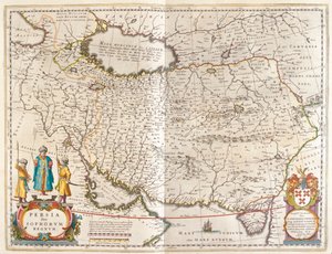 الإمبراطورية الفارسية، في كتاب "Theatrum Orbis Terrarum, sive Atlas Novus" لويليم بلاو، أمستردام بواسطة ويليم بلاو