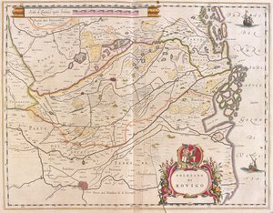 روفيغو، إيطاليا، في كتاب "Theatrum Orbis Terrarum, sive Atlas Novus" لويليم بلاو، أمستردام
