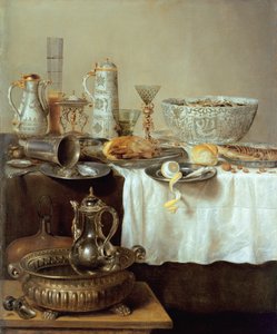 الإفطار الحياة الساكنة ، 1638