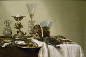 لا تزال الحياة مع المحار والمكسرات ، 1637
