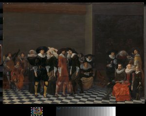 وليمة زفاف، حوالي عام 1625 (لوحة زيتية على لوحة)