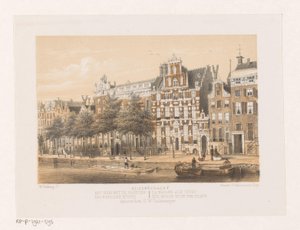 البيت مع الرؤوس على Keizersgracht بواسطة جورج فيلهلم تيلكيمير