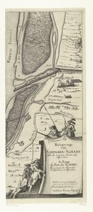 Beleg van Schenckenschans (الصفحة اليمنى) ، 1635 حصار Schencken-Schans بكل الحصون والمقاربات الجديدة