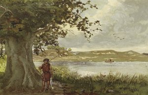 منظر لـ Hunenschans من قبل Uddelermeer ، Gelderland ، هولندا بواسطة فيليم الثاني ستيلنك