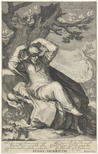 يهوذا الاسخريوطي يشنق نفسه Iudas Iscarioth (العنوان على الكائن) مذنبو العهد القديم والجديد (عنوان المسلسل)