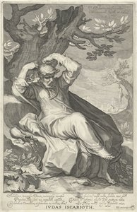 يهوذا الاسخريوطي يشنق نفسه Iudas Iscarioth (العنوان على الكائن) مذنبو العهد القديم والجديد (عنوان المسلسل)
