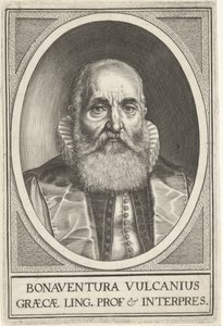 Portret van Bonaventura Vulcanius بواسطة فيليم إيزاكس. فان سواننبورغ