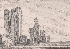 The Huys te Kleef بالقرب من هارلم ، من Versheyden Landtschapjes Various Little Landscap ... ، حوالي عام 1616.