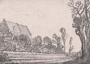 المنزل مع الجملون المتدرج ، من Verscheyden Landtschapjes مختلف الأراضي الصغيرة ... ، كاليفورنيا. 1616.