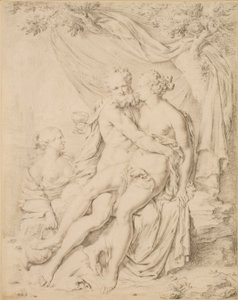 لوط وبناته بواسطة Willem Van Mieris