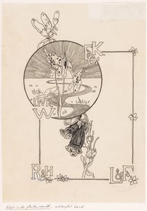 تصميم التجليد لـ: Knappert, Emilie C.، مناظر في عالم النبات، 1893