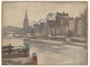 عرض على Oude Schans في Montelbaanstoren بواسطة ويليم أرنولدوس ويتسن